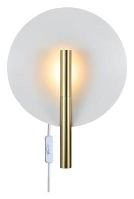 Wandlamp rond metaal goud wit G9 Furiko rond Wandlamp rond metaal goud wit G9 Furiko rond