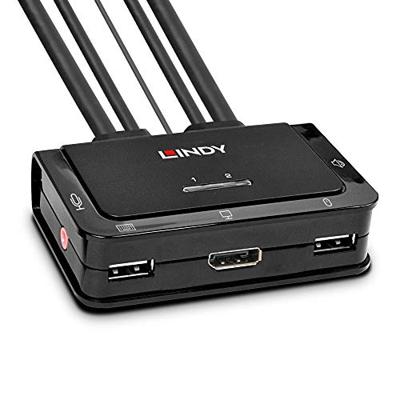 Lindy 42346 KVM-switch Zwart