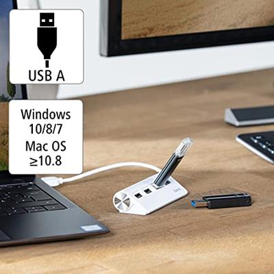 Hama 00200120 USB-hub 4 poorten USB-A USB 2.0 480 MBit/s Wit