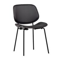 WOOOD Eetkamerstoel 'Close' PU en Hout - thumbnail