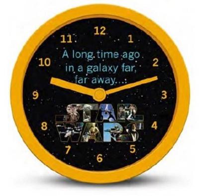 Star Wars Desk Clock Long Time Ago