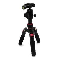 Caruba Tafelstatief / Reisstatief Compactstar51 - Compleet en compact statief - Zwart-Rood - thumbnail