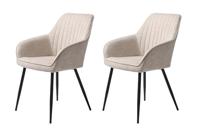 Nordic Home Issy armstoel - donkergrijs - thumbnail