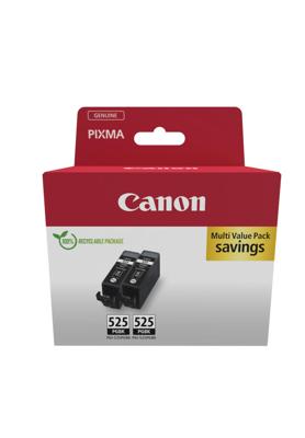 Canon Inktcartridge PGI-525 BK Twin Pack Origineel 2-pack Zwart 4529B017 Canon Inktcartridge PGI-525 BK Twin Pack Origineel 2-pack Zwart 4529B017