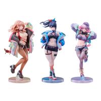 Gridman Universe PVC Statues 3-Pack 1/7 Rikka Takarada, Akane Shinjo, Yume Minami: Dreamy Divas Ver. - thumbnail