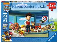 Ravensburger paw patrol puzzel - hulpvaardige speurneuzen, 2x24st. - thumbnail