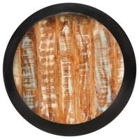 Salontafel 68x68x30 cm massief gerecycled hout zwart - thumbnail