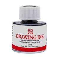 Talens tekeninkt fles 11ml zwart 700 - thumbnail