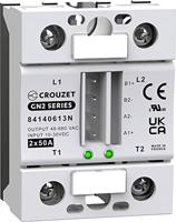 Crouzet Halfgeleiderrelais 84140613N 50 A Schakelspanning (max.): 660 V/AC Speciale nuldoorgang 1 stuk(s) - thumbnail