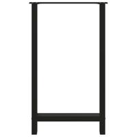 Bartafelpoten 2 st 60x(100-101) cm staal zwart - thumbnail