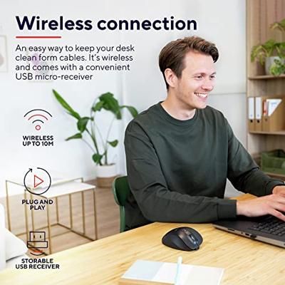 Trust Fyda muis Kantoor Rechtshandig RF Wireless + USB Type-A Optisch 2400 DPI Trust Fyda muis Kantoor Rechtshandig RF Wireless + USB Type-A Optisch 2400 DPI