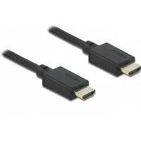 Delock 85388 HDMI-kabel HDMI Aansluitkabel HDMI-A-stekker 2 m Zwart Vergulde steekcontacten, 8K UHD - thumbnail
