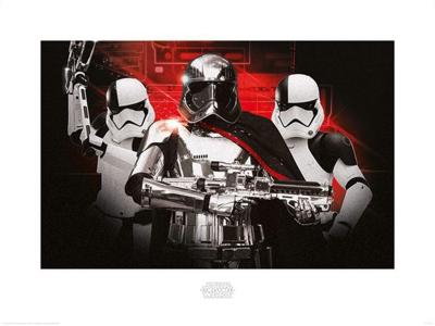 Kunstdruk Star Wars - The Last Jedi Stormtrooper Team 80x60cm