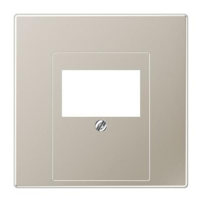 Jung LS990 edelstaal inzetplaat voor USB ES2969T