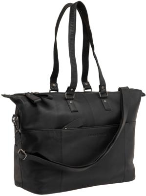 Newlooxs verla laptop tas 21l leer black