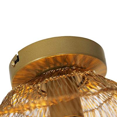 QAZQA Oosterse plafondlamp goud 25 cm - Vadi