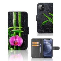 Apple iPhone 12 Mini Hoesje Orchidee - thumbnail