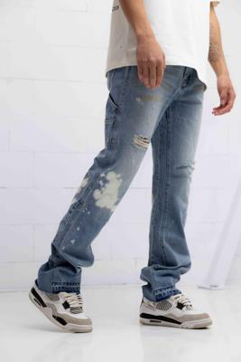 Fearless Blood Flare Worker Jeans Heren Lichtblauw - Maat 30 - Kleur: Lichtblauw | Soccerfanshop