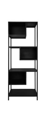 Open kast Jula 175cm met 3 vakken ? ijzer/zwart