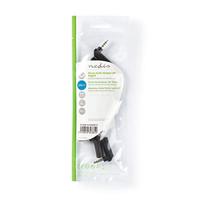 Nedis Stereo-Audioadapter | 3,5 mm Male | 3,5 mm Female | 90° Gehoekt | 10 Stuks | 1 stuks - CAGP22980BK CAGP22980BK - thumbnail