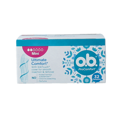 OB Tampons procomfort mini 32 Stuks OB Tampons procomfort mini 32 Stuks