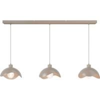 Masterlight Kantoor hanglampVolta 3x Ø30cm - zand - 2403-36-36-130-3 - thumbnail