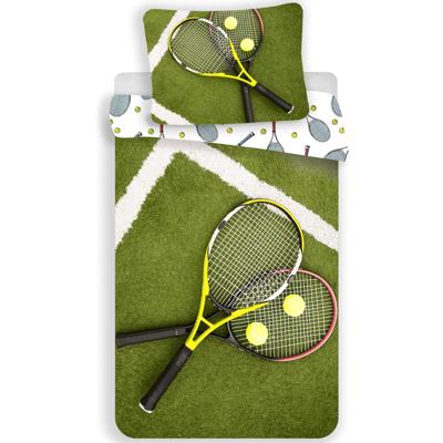 Dreamee Dekbedovertrek Tennis 140 x 200 cm - 70 x 90 cm Dreamee Dekbedovertrek Tennis 140 x 200 cm - 70 x 90 cm