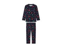 lupilu Velours kinder kerstpyjama (Marineblauw, 98/104) - thumbnail