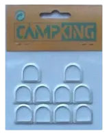 Campking Umefa d-ring 13 mm aluminium 10st - thumbnail