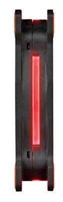 Thermaltake Riing 12 High Static Pressure LED Radiator Fan (set van 3) Rood, 120mm