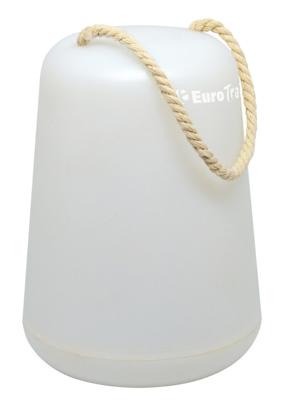 Eurotrail tafellamp Stone led 10,5 x 15 cm ABS wit