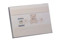 Gamberritos laken set beige beren 3-delig groot - thumbnail