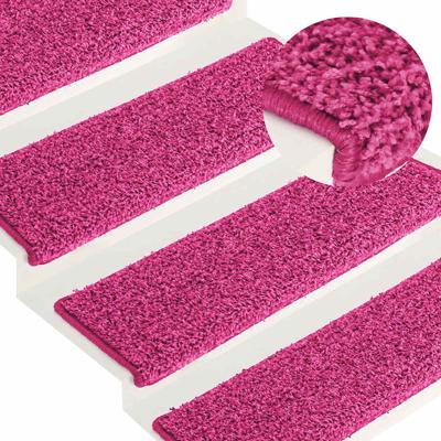 Trapmatten 30 st 65x21x4 cm Roze Rechthoekige Rand