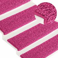 Trapmatten 30 st 65x21x4 cm Roze Rechthoekige Rand - thumbnail