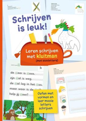 Uitgeverij Kluitman Leren schrijven met kluitman - schrijven is leuk! (avi-m3)