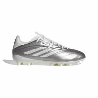 adidas Copa Pure IV League Gras Voetbalschoenen (FG) Kids Zilver Wit Donkergrijs - thumbnail