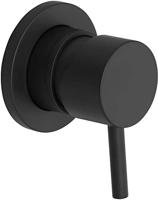 Saqu Eurotrend 2-gats inbouw wastafelmengkraan inclusief inbouwdeel mat zwart - thumbnail