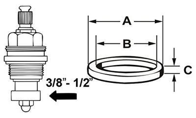Cornat Dichting-Set Boilers 1/4-1/2 (3St) - TEC380220 - thumbnail