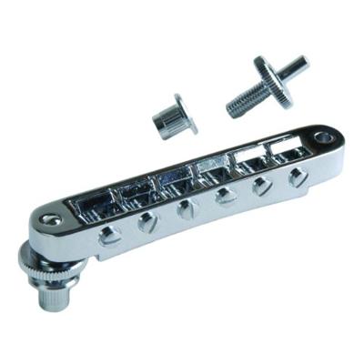 Gibson ABR-1 Tune-o-matic Bridge Chrome originele Gibson brug voor Les Paul gitaar Gibson ABR-1 Tune-o-matic Bridge Chrome originele Gibson brug voor Les Paul gitaar