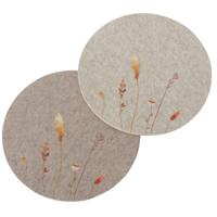 Boltze Home placemat kornelia ø38cm vilt - thumbnail