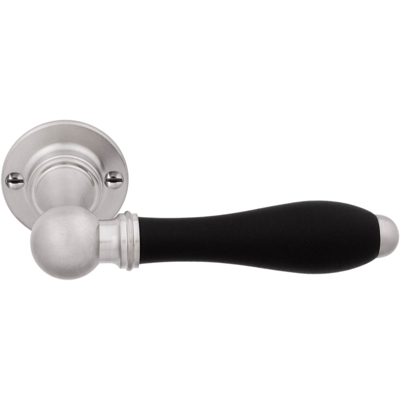 Formani TIMELESS 1815GRR50 deurkruk geveerd op rozet - mat nikkel/ebbenhout