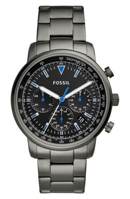 Fossil Goodwin Smoke roestvrij stalen chronograaf HerenhorlogeFS5518