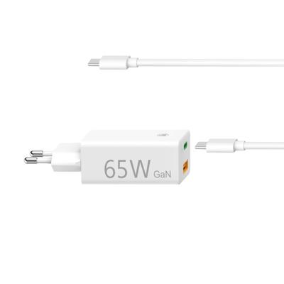 Hama Universele USB-C-notebook-netadapter, GaN, Power Delivery (PD), 5-20V/65W Oplader Wit Hama Universele USB-C-notebook-netadapter, GaN, Power Delivery (PD), 5-20V/65W Oplader Wit