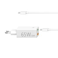 Hama Universele USB-C-notebook-netadapter, GaN, Power Delivery (PD), 5-20V/65W Oplader Wit - thumbnail