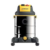Stofzuiger STANLEY SXVC30XTDE Zwart, Roestvrijstaal, Geel 1600 W - thumbnail