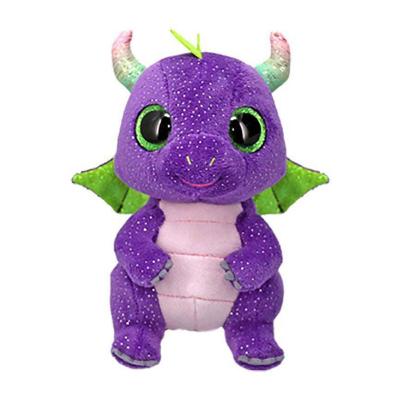 Ty Knuffel Daphne Paarse Dino 15cm