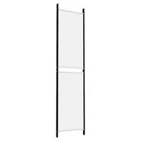 Kamerscherm met 3 panelen 150x200 cm stof wit - thumbnail