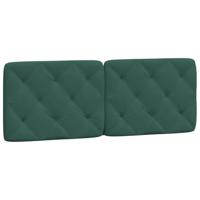 Bedframe zonder matras 140x200 cm fluweel donkergroen - thumbnail