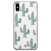iPhone XS Max siliconen hoesje - Cactus print - thumbnail