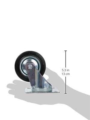 Metafranc Zwenkwiel Rubber 100Mm Vz W - WU0800710